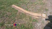 2 x milled dry oak 2in thick x 8in wide x 7ft long - 2