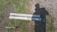 2 x 4in x 3in concrete lintels, 1200 long - 2