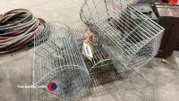 3 x galvanised vermin traps