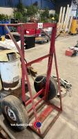 Oxy Acetylene gas bottle trolley - 2