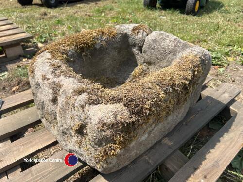 Stone trough
