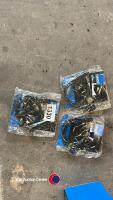 3 x draper flexible head work lights, new - 2