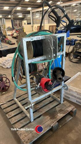 PTO driven dual lance pressure washer