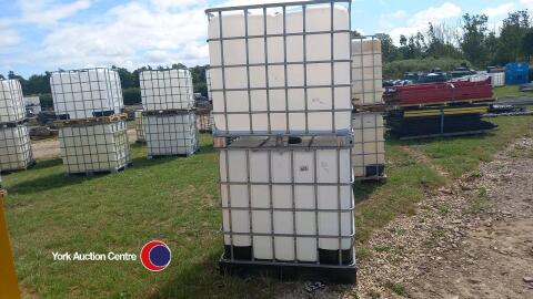 Pair of clean IBC tanks