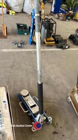 Aluminium workshop trolley jack