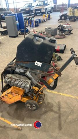Pedestrian petrol road saw