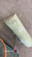 Roll of green plastic bale wrap - 2