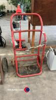 Gas bottle trolley