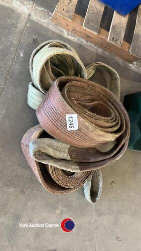 2 x large lifting chains/straps