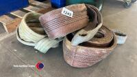 2 x large lifting chains/straps - 2