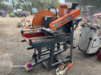 Belle MS 501 brick saw, reconditioned engine, new blade bearings and belts