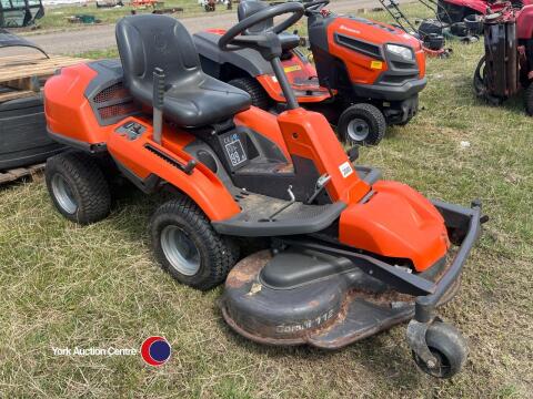 Husqvarna R318 outfront mower, key in office