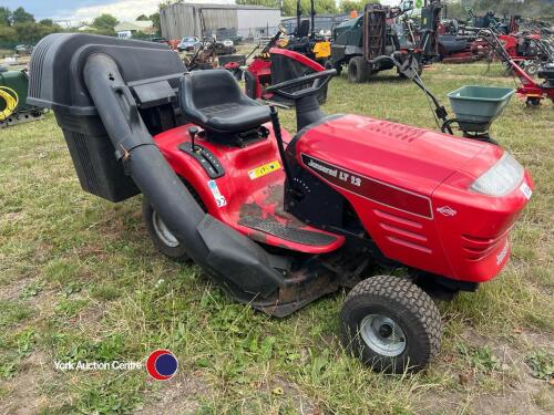 Jonsered LT12 5-speed ride-on mower with collector box, runs just had new battery, key in office