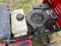 Jonsered LT12 5-speed ride-on mower with collector box, runs just had new battery, key in office - 5