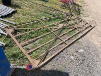 Old fashioned 9ft steel gate - 2