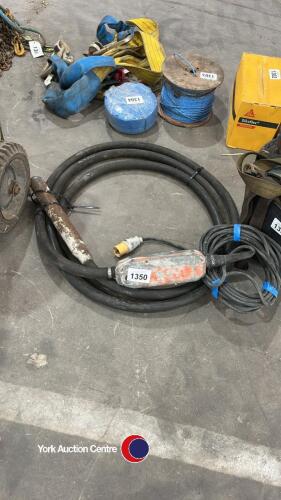 Belle 110v high frequency concrete poker