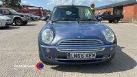 2005 Mini Cooper convertible 1.6 in blue - petrol - LN55 XEW - 6 former keepers - HPi clear - MOT 30.1.26 201116 miles - V5 in office - matching convertible hood, new discs and pads all round - 6