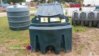 2500 litre plastic bunded heating oil tank Vgc - 2