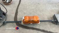 Light bar with flashing lights