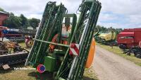 Amazone UF 1200 24m mounted sprayer, control box and pto in office - 4