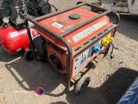 Kawasaki electric start petrol generator, key in office - 4