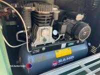 Air-eze Rand air compressor in silent cabinet c/w boot stand, ex golf club for cleaning shoes - 3