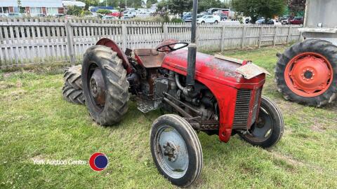 Grey Ferguson TED20 with V5 logbook, running and original with pickup hitch, old
