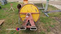 Teagle hydraulic driven cement mixer on pallet tine brackets - 2