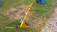 Pair of stands for fabrication or painting equipment etc - 3