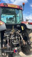 2001 Case MX 135 tractor, 18.4r38 14.9r28 tyres, 11500 hrs, YX51 EWH s, key, drawbar, toplink in office - 5