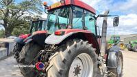2001 Case MX 135 tractor, 18.4r38 14.9r28 tyres, 11500 hrs, YX51 EWH s, key, drawbar, toplink in office - 6