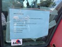 2001 Case MX 135 tractor, 18.4r38 14.9r28 tyres, 11500 hrs, YX51 EWH s, key, drawbar, toplink in office - 8