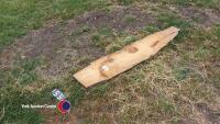 Oak slab 280mm x 1.5m approx - 2