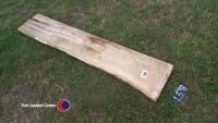 Ash slab 330mm x 1.8m x 60mm approx