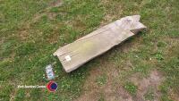 Oak slab 340mm x 1.2m approx - 2