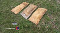3 x oak slabs - 2