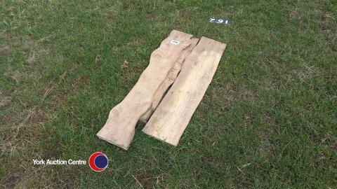 3 x hardwood slabs