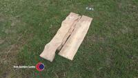 3 x hardwood slabs