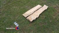 3 x hardwood slabs - 3