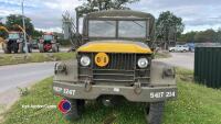 1958 US Army Kaiser jeep RF0 894, 6 wheel diesel truck, reg docs, no VAT. 1958, V5 and key in office, diesel, 2 former keepers, HPi clear - 7