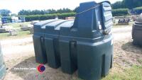 Plastic bunded diesel tank with pump approx 3000L - 3