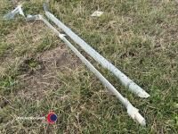 2 metal multi holed bands - 2