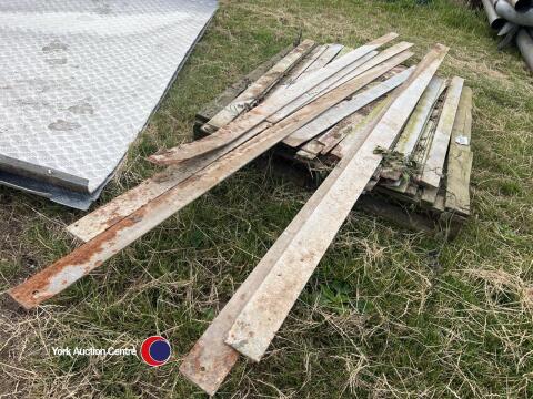 Pallet of steel plate 2in x 3in
