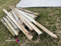 Pallet of steel plate 2in x 3in - 2