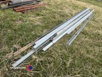 80ft galvanised steel door tracking - 2