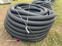 100m x 100mm land drain coil - 2