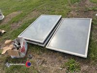 3 solar water heating panels