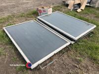 3 solar water heating panels - 3