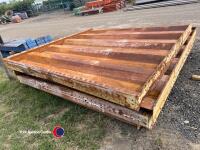 4 Sections of Crittal grain panels - 2