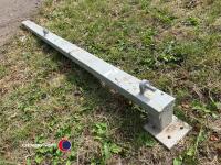 Galvanised gate post - 4